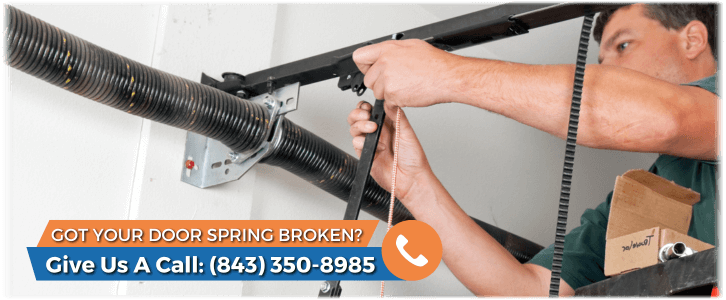 Broken Garage Door Spring Summerville